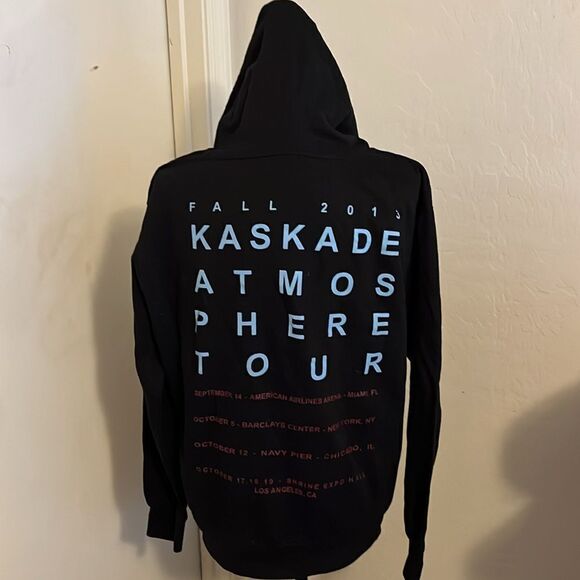 Kaskade Atmosphere 2013 Black Tour Hoodie Sweatshirt - Picture 3 of 9